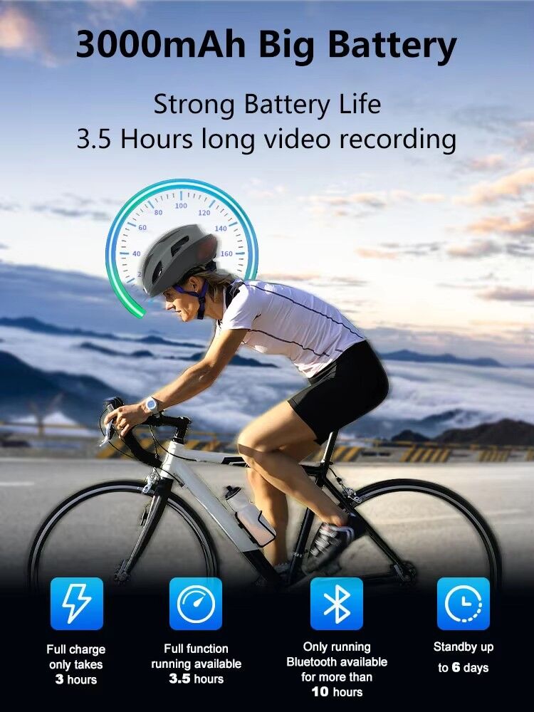 Bisiklet Kaskı Bluetooth ile Kamera Baglantısı