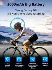 Bisiklet Kaskı Bluetooth ile Kamera Baglantısı