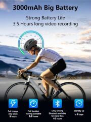 Bisiklet Kaskı Bluetooth ile Kamera Baglantısı